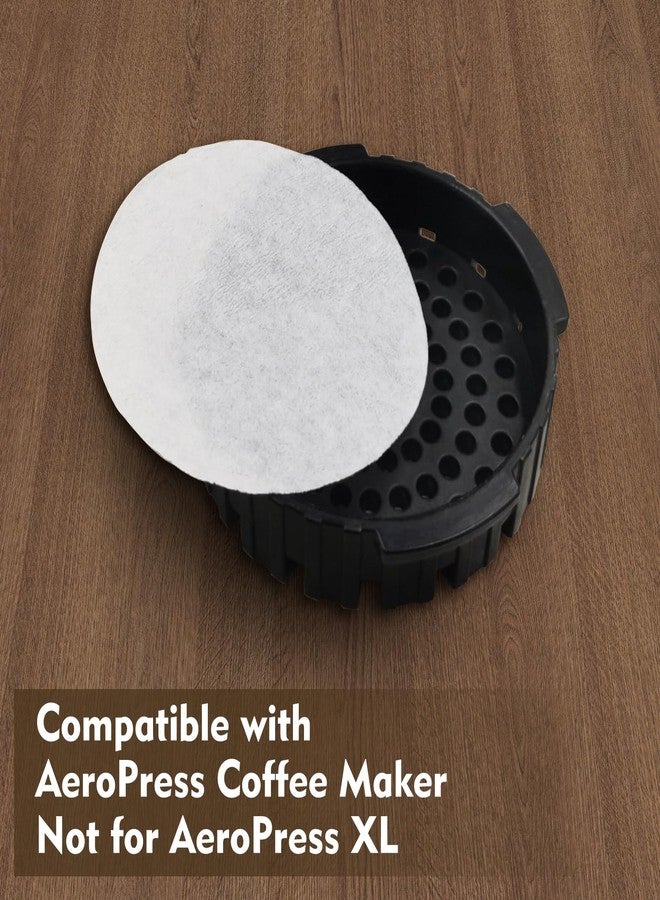 brikinte 1000 Pcs Round Disposable Coffee Filters Paper Compatible with Aeropress Coffee Makers - Image 3